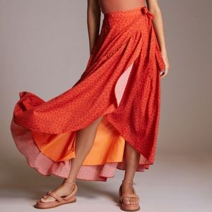 Hutch Wrap Maxi Skirt by Anthro NWOT